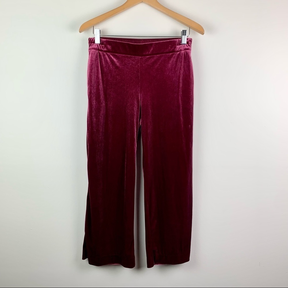 Old Navy Wide Leg Soft Velvet Pants S - Picture 2 of 9